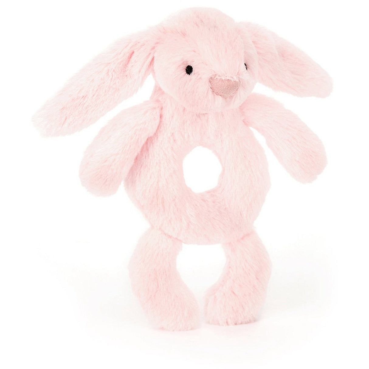 Jellycat Bashful Rosa Bunny Ring Rattle