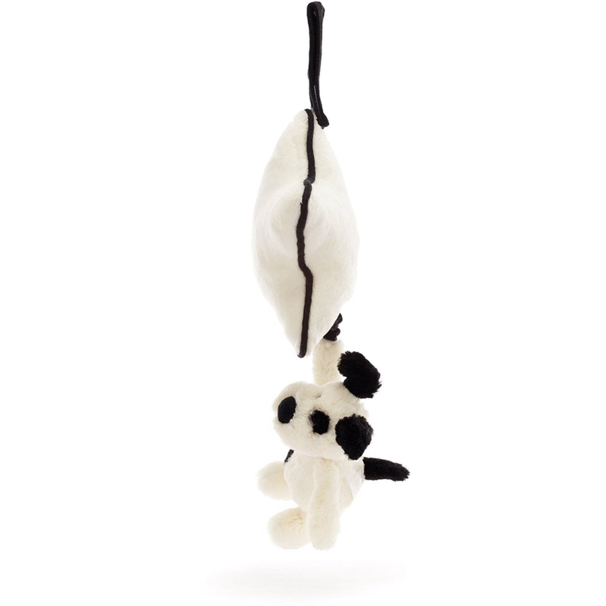 Jellycat Bashful Black & Cream Puppy Musikuro