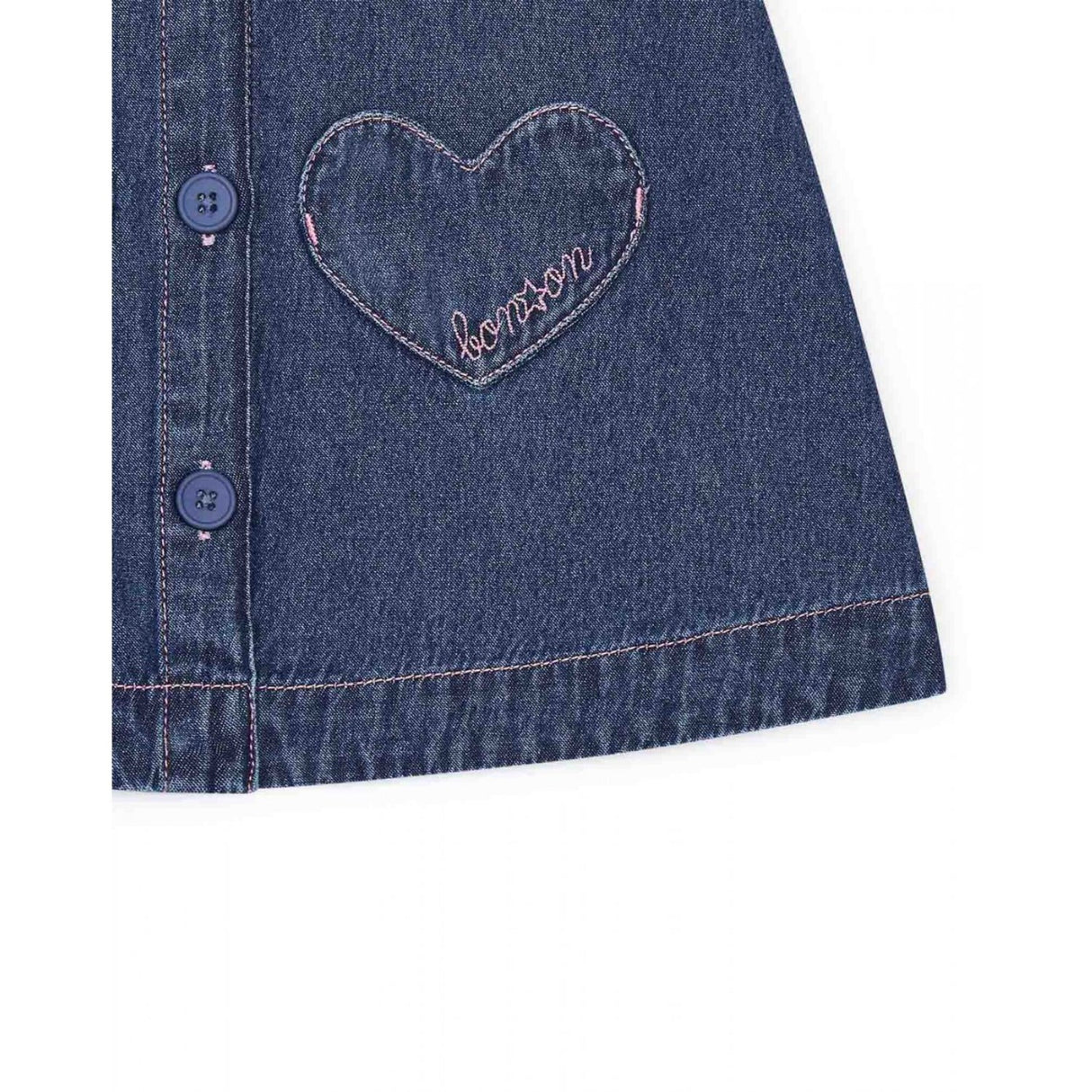 BONTON Chambray Foncé India Skjørt