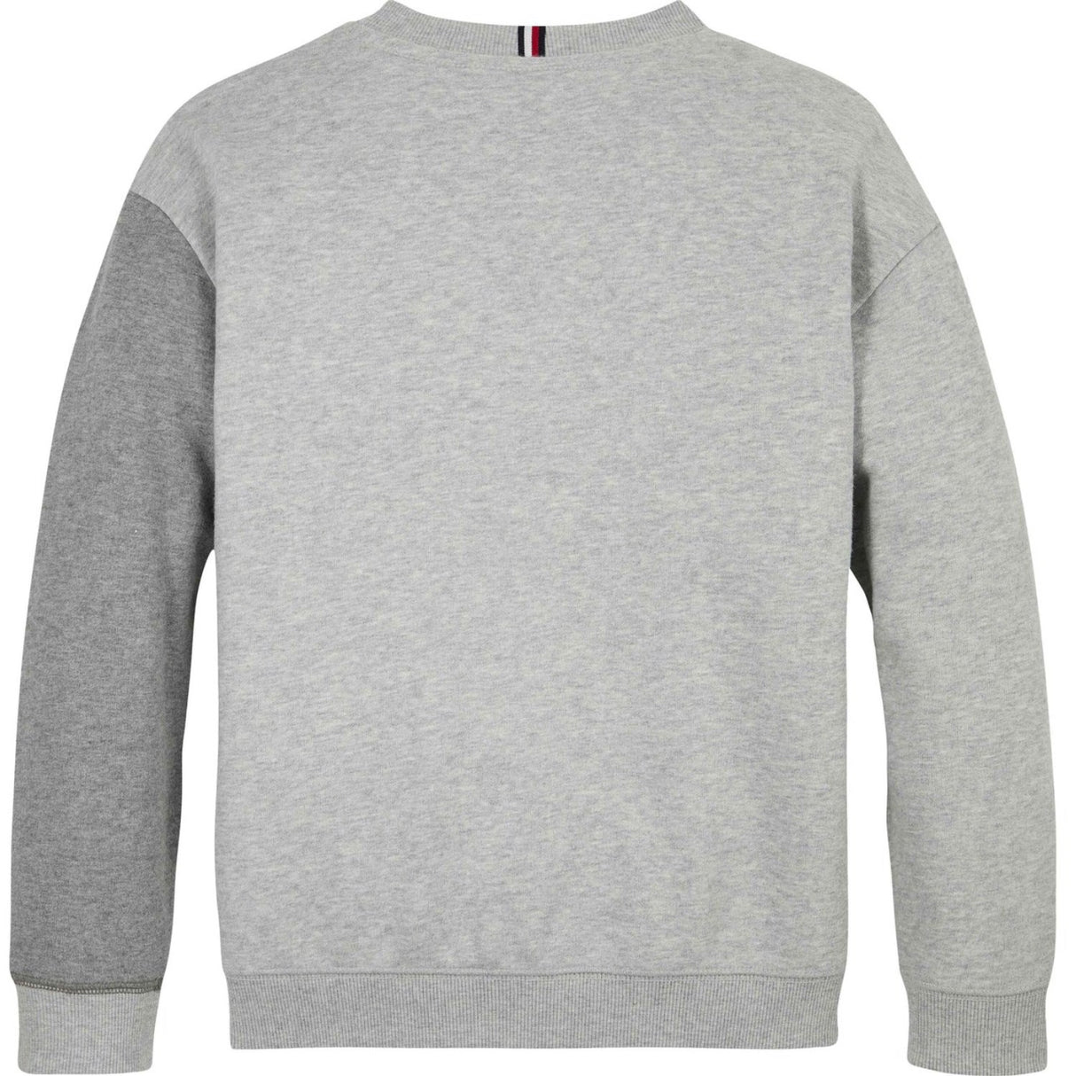Tommy Hilfiger Grey Heather Mix Monotype Spliced Printed Cn Collegegenser