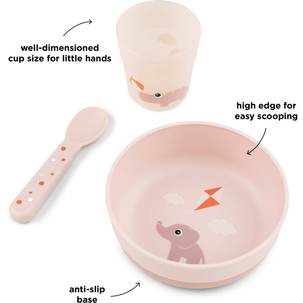 DonebyDeer Foodie Første Spisestue Sett Playground Pudder