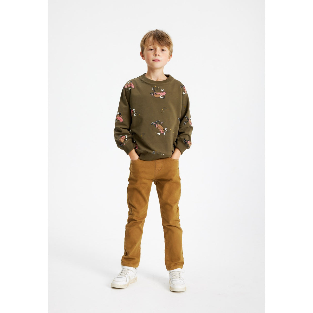 The New Ivy Green Hot Dog AOP Lexington OS Collegegenser