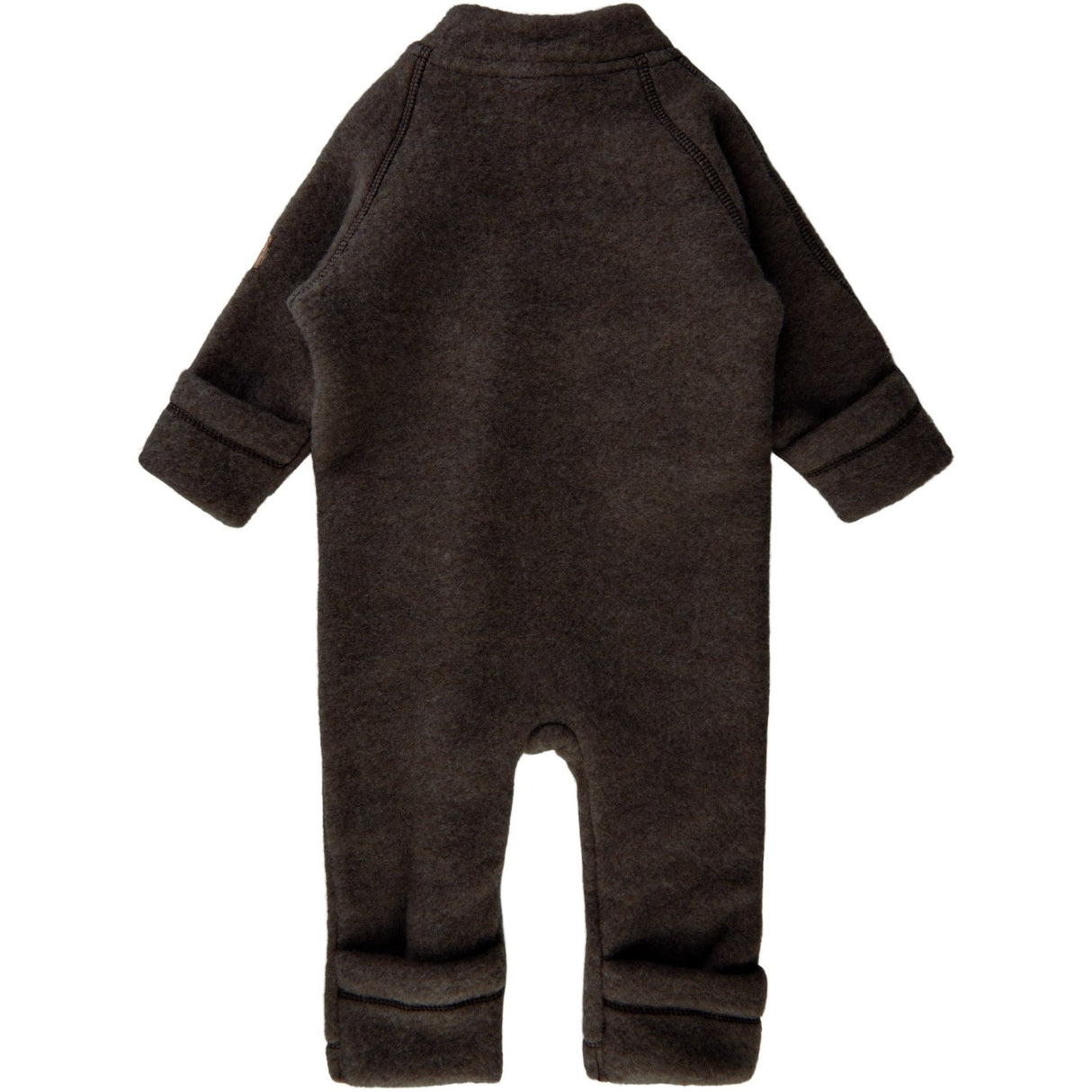 Mikk-Line Dark Brown Melange ulldress