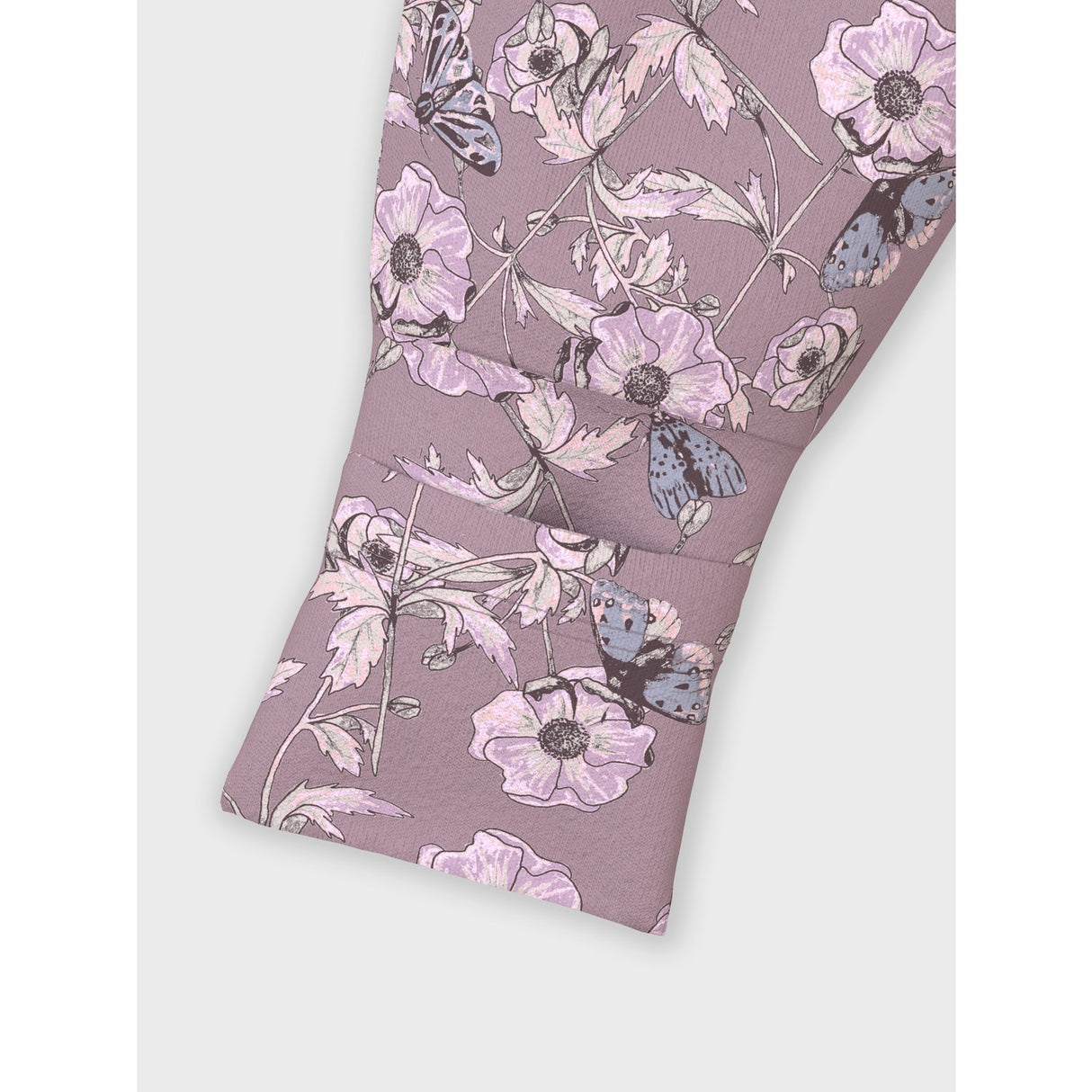 Name It Grape Shake Nightsuit 2-pack Zip Grape Flower Noos