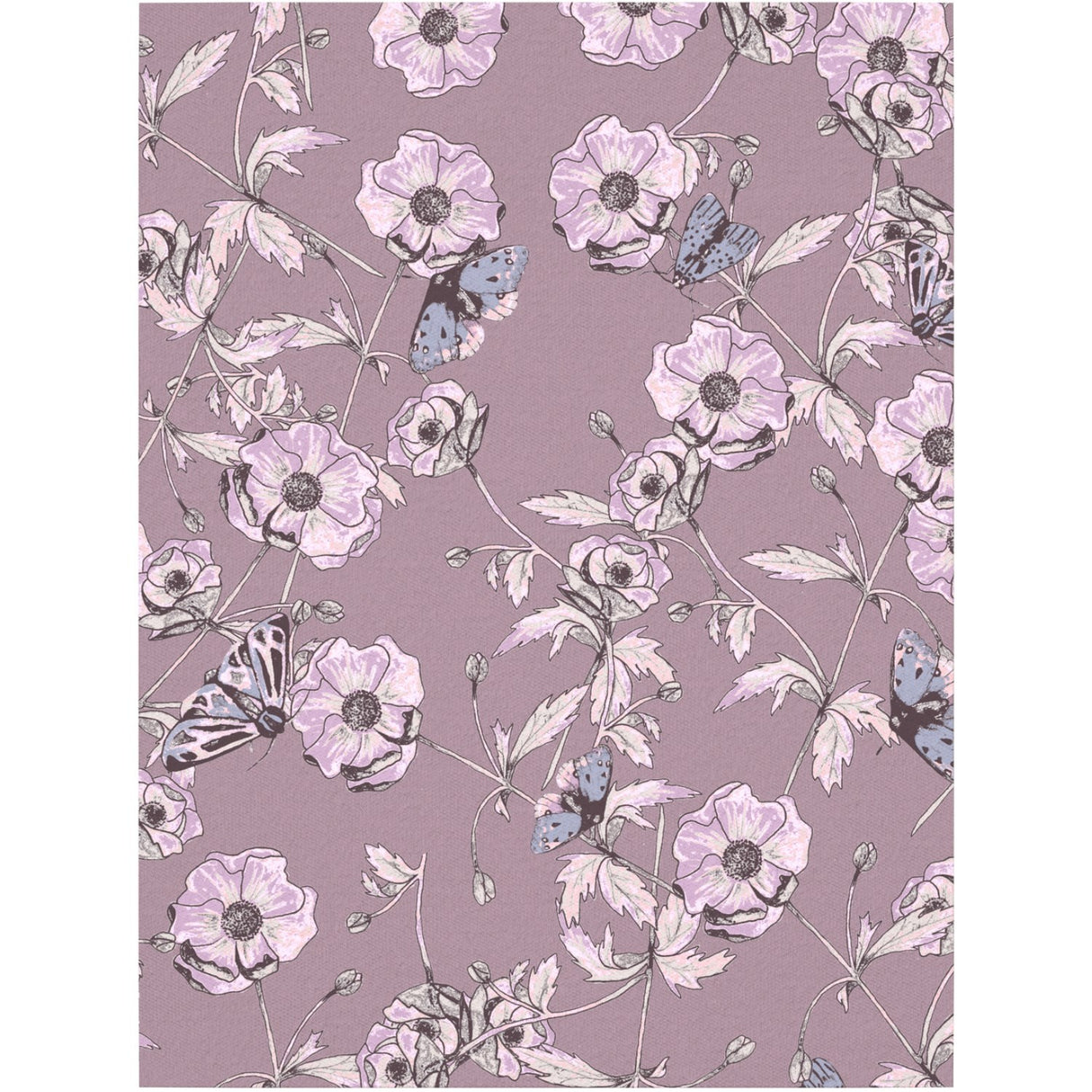 Name It Grape Shake Nightsuit 2-pack Zip Grape Flower Noos