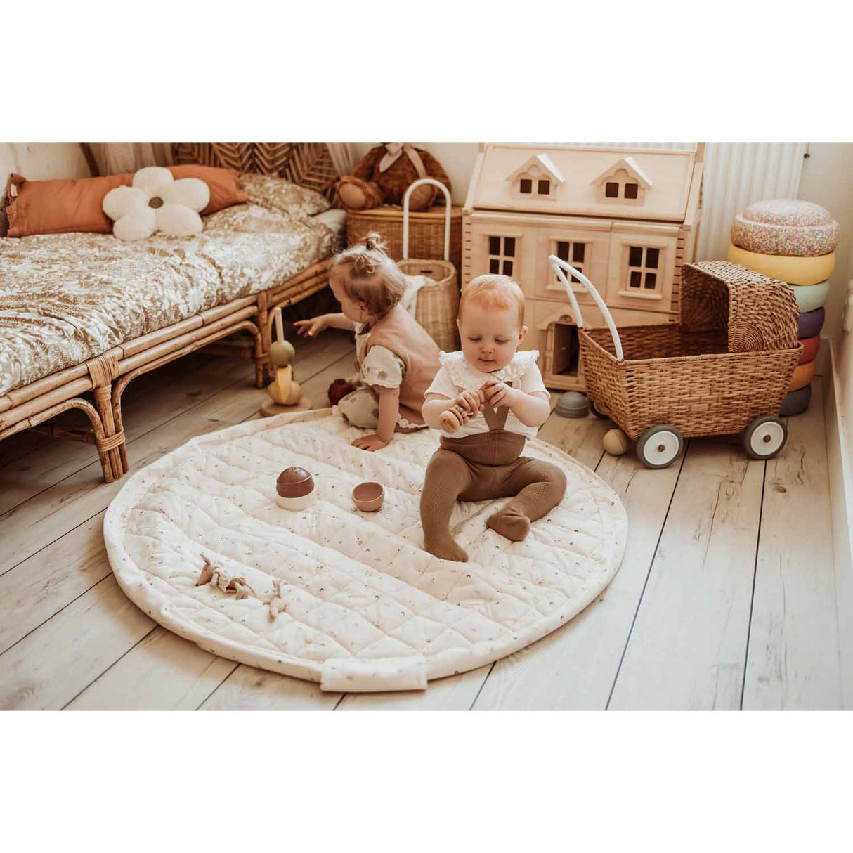 Play&Go Soft Organic Moon 2-in-1 Lekteppe