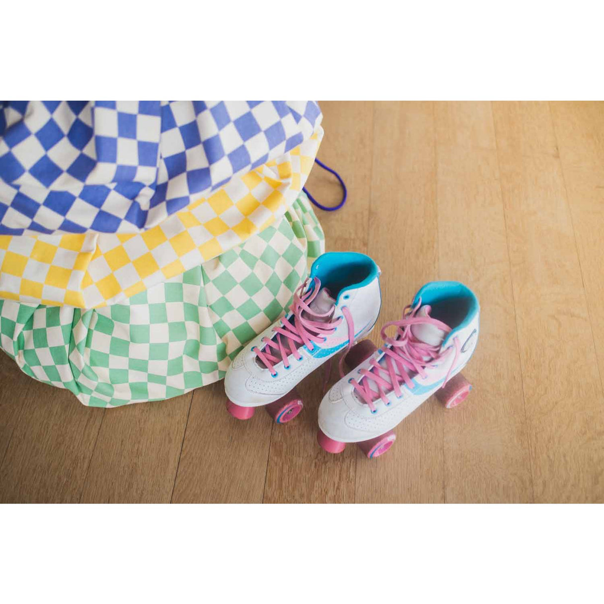 Play&Go Vichy Purple 2-in-1 Lekteppe