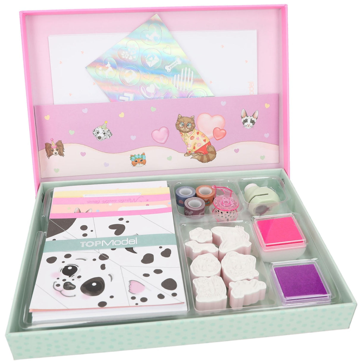 TOPModel Kreativt Brev Sett Kitty And Doggy