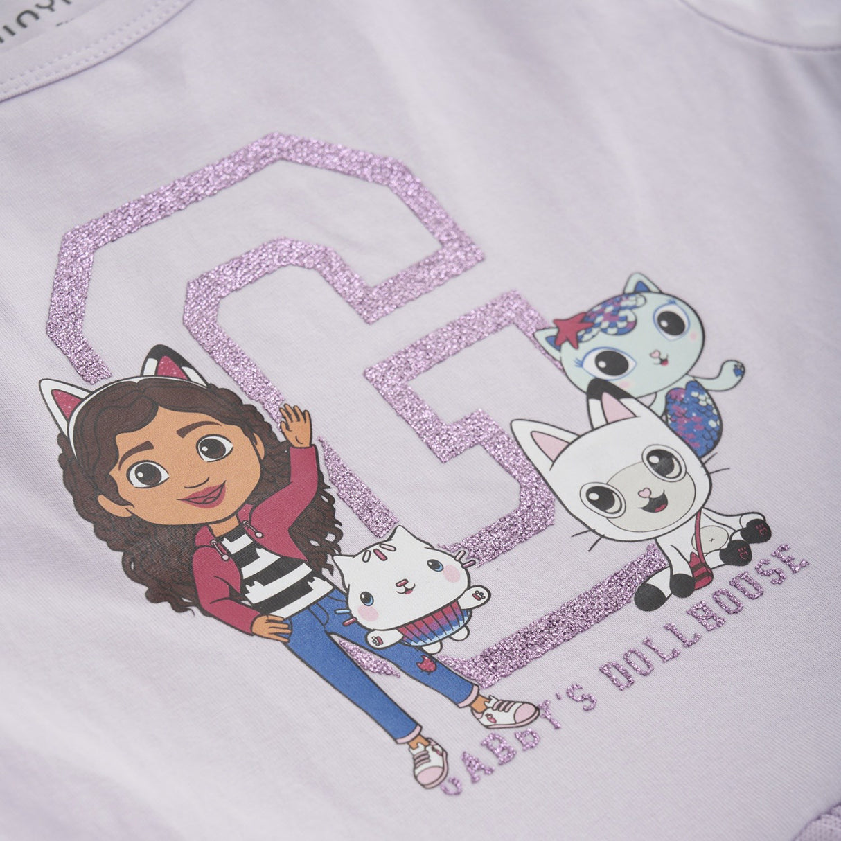 Minymo Orchid Petal Kjole m. Tyll