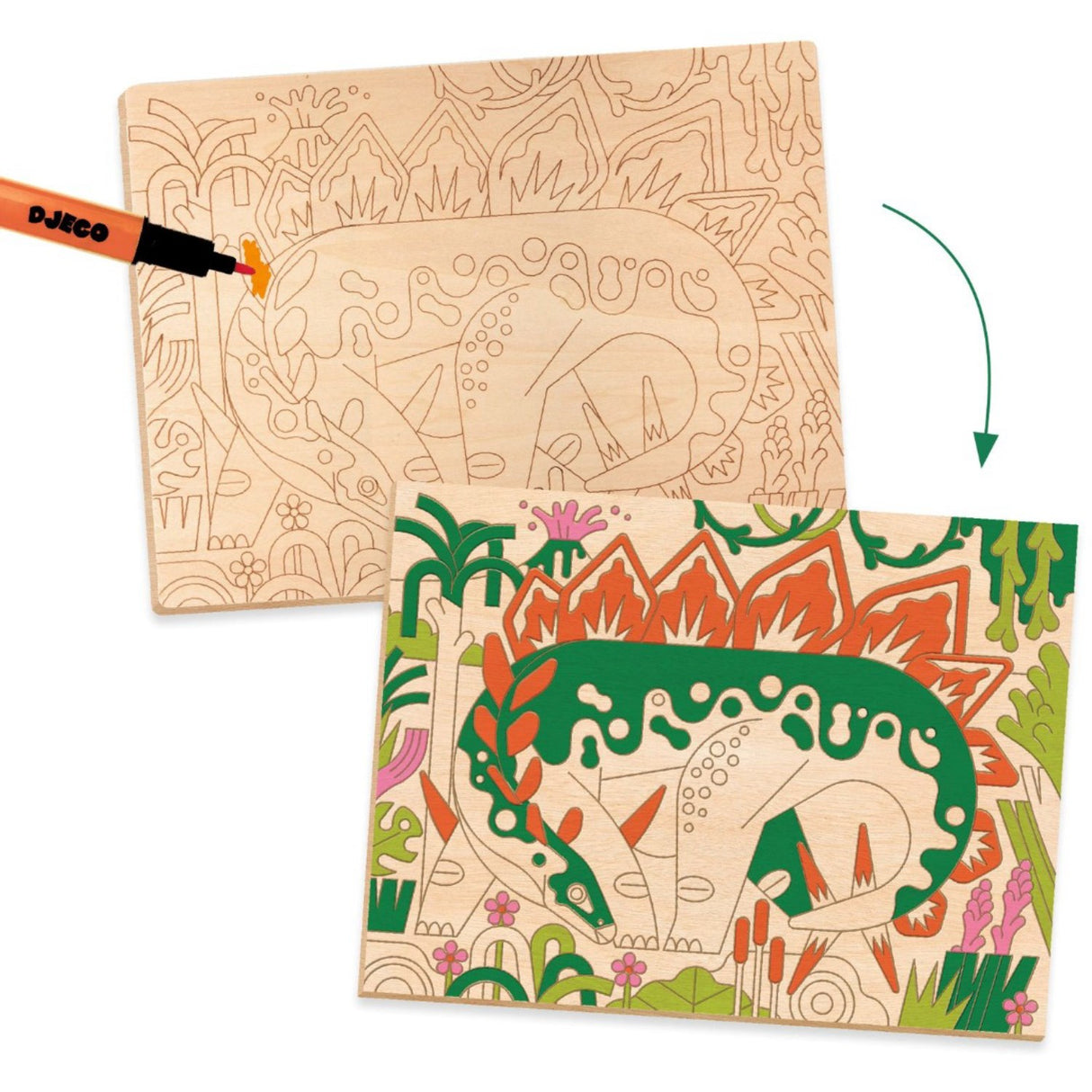 Djeco Kreaækse Dinosauens Verden