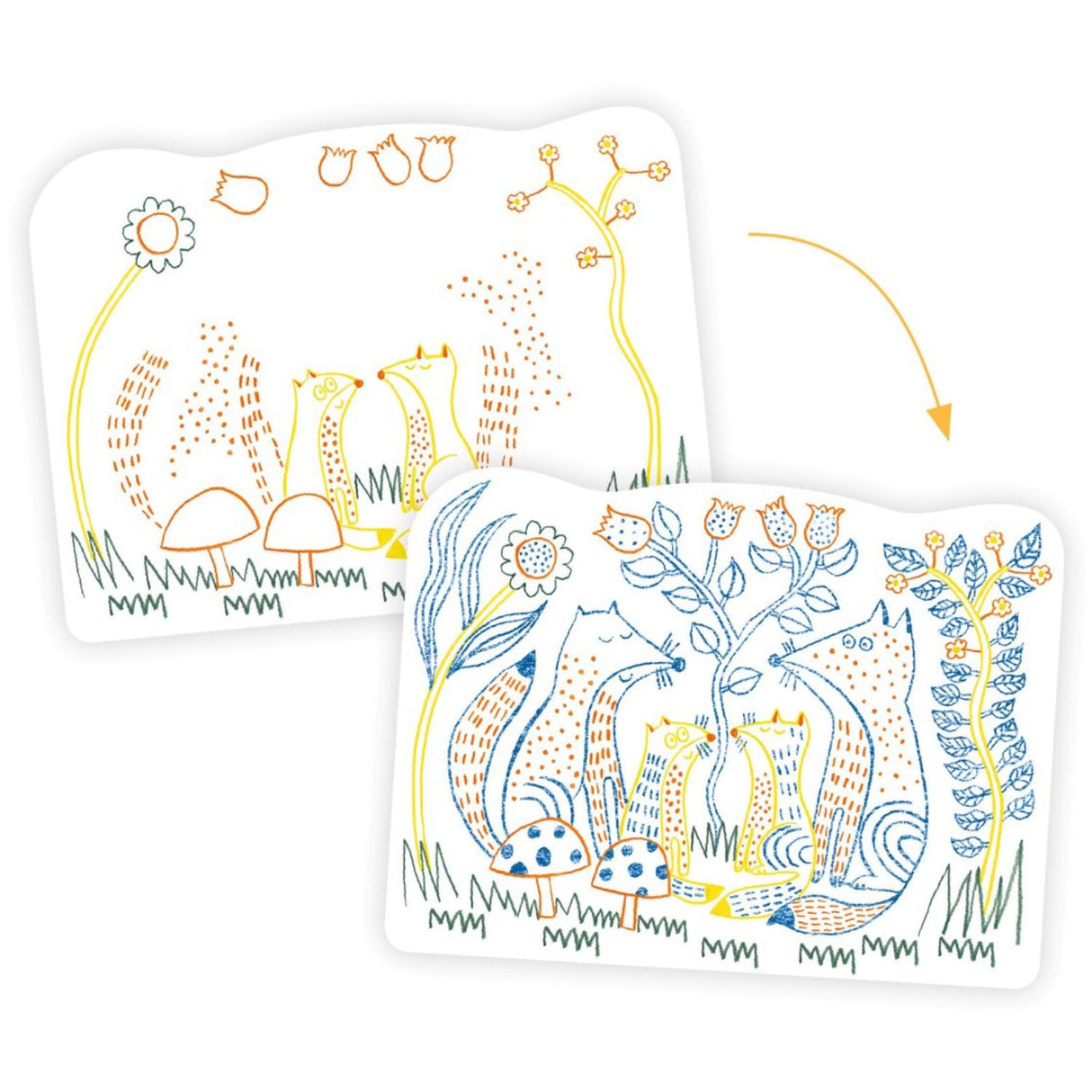 Djeco Magic Coloring Forest Venner