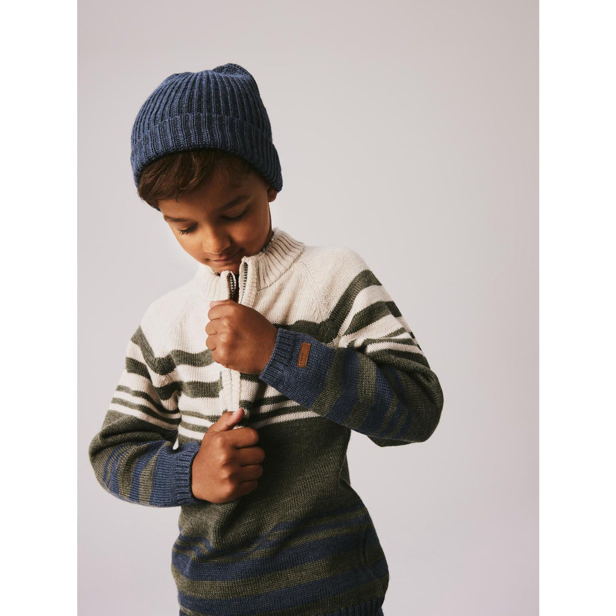 Name It Ombre Blue Whoma Ull Beanie