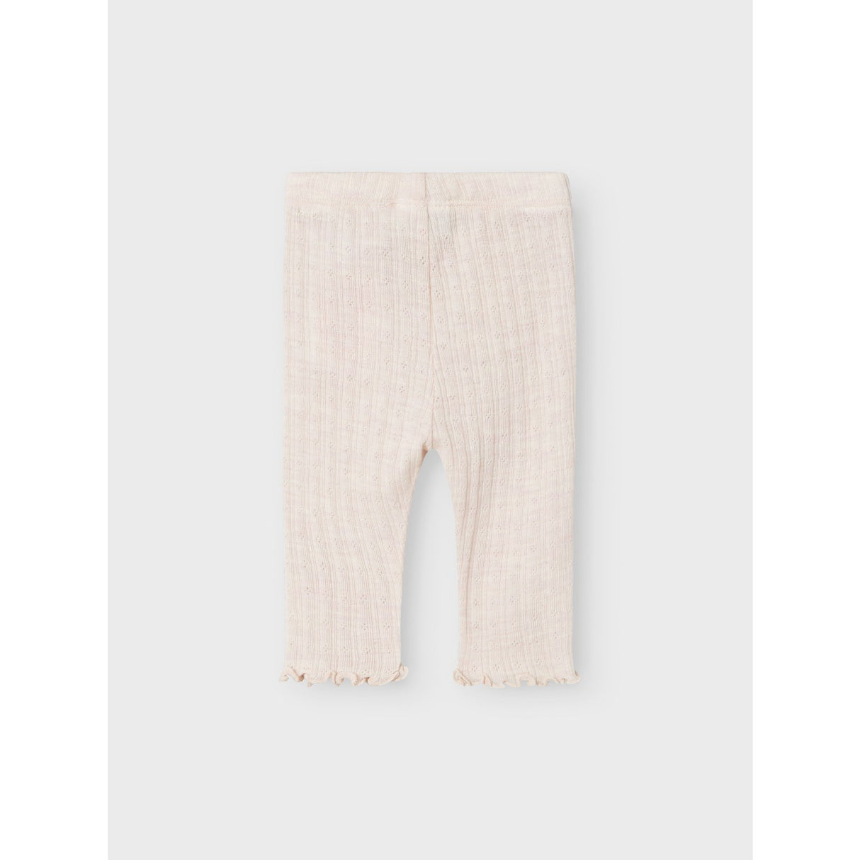 Name It Lilac Ash Wossa Ull/Silke Rib Leggings