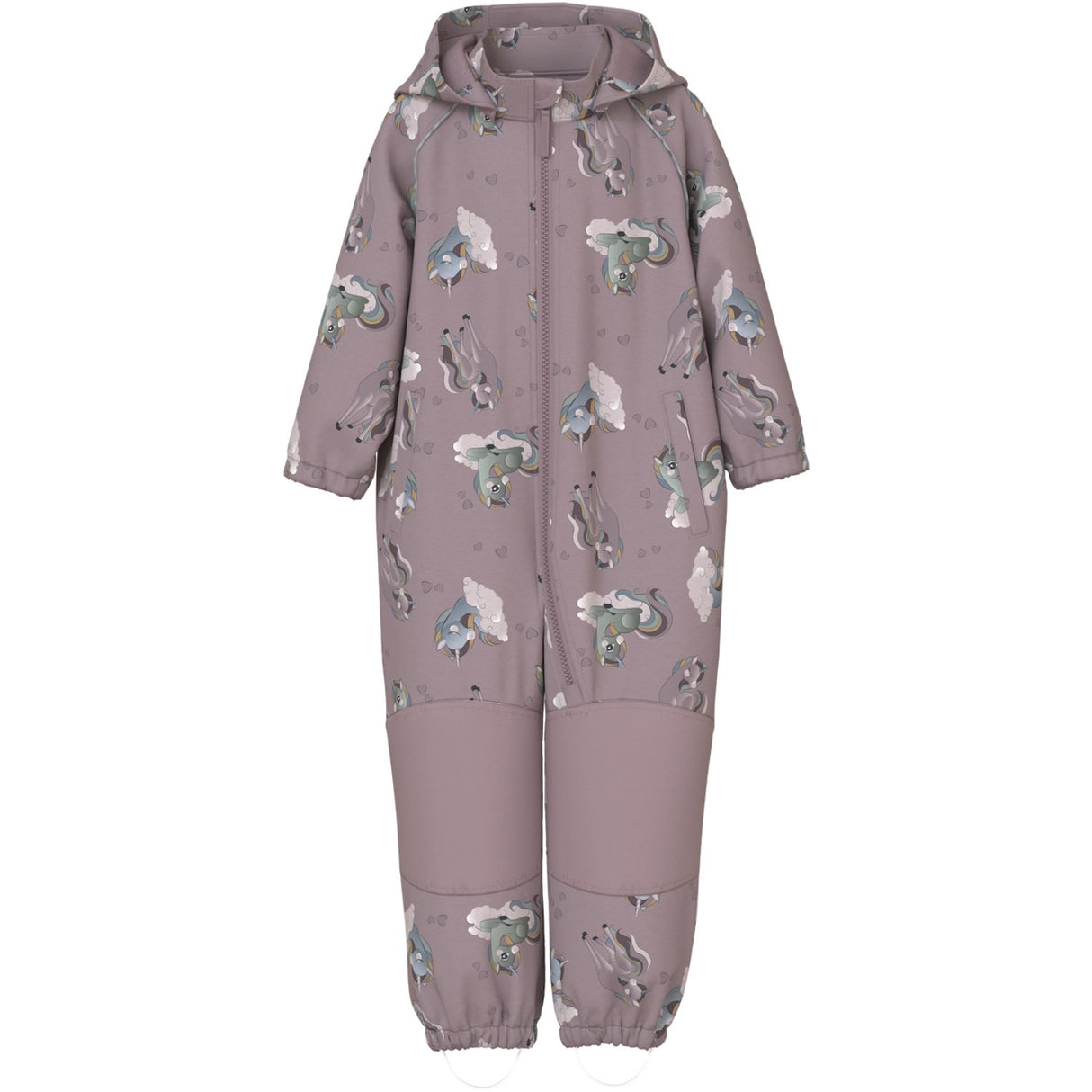 Name It Purple Dove Alfa08 Softshell Dragt AOP1 Noos