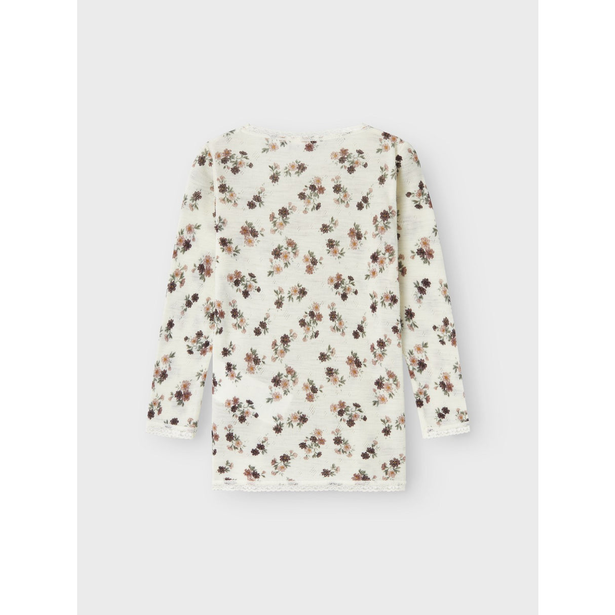 Name It Snow White Wang Ull Needle Bluse Noos