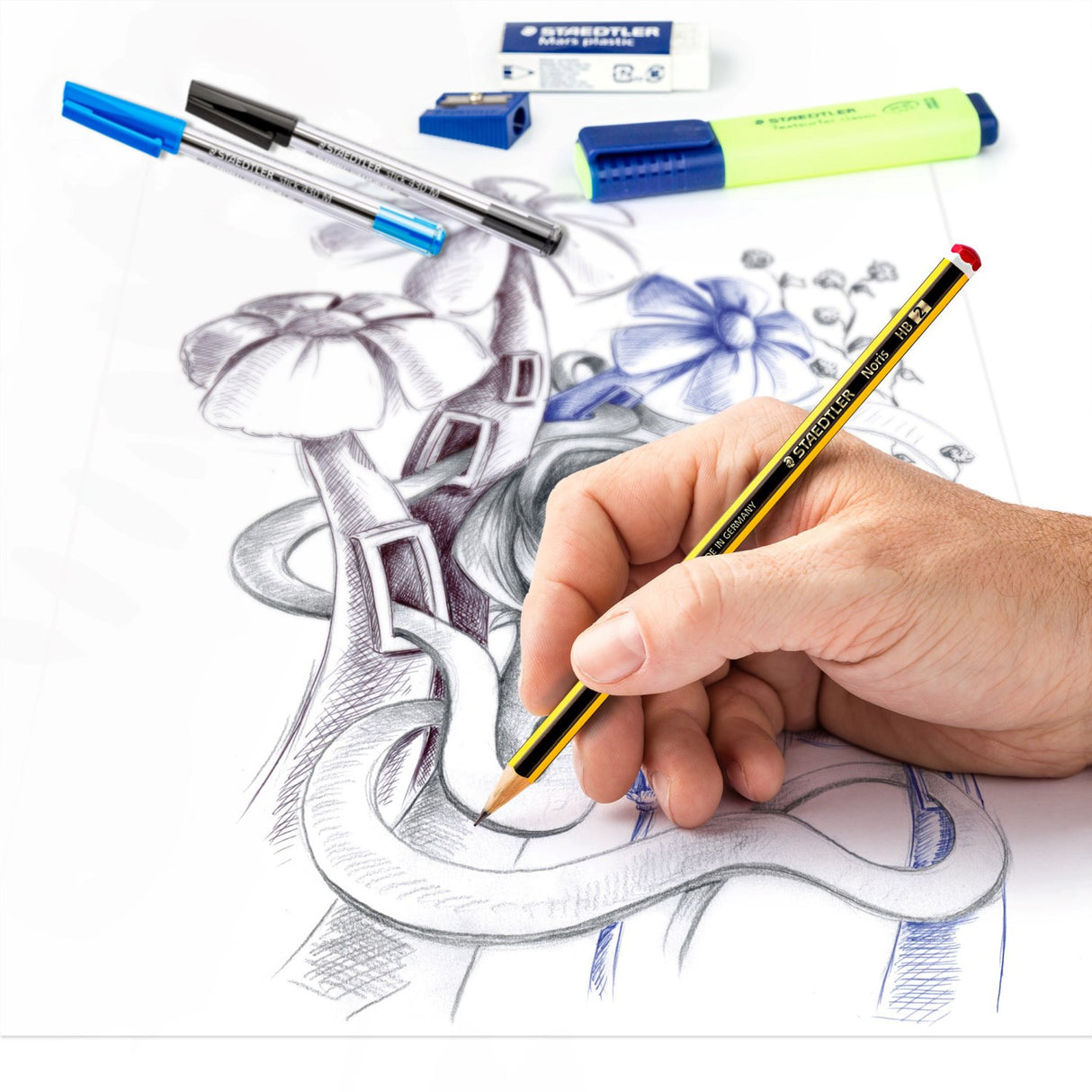 Staedtler Mixed Upcycled Wood kontorsett