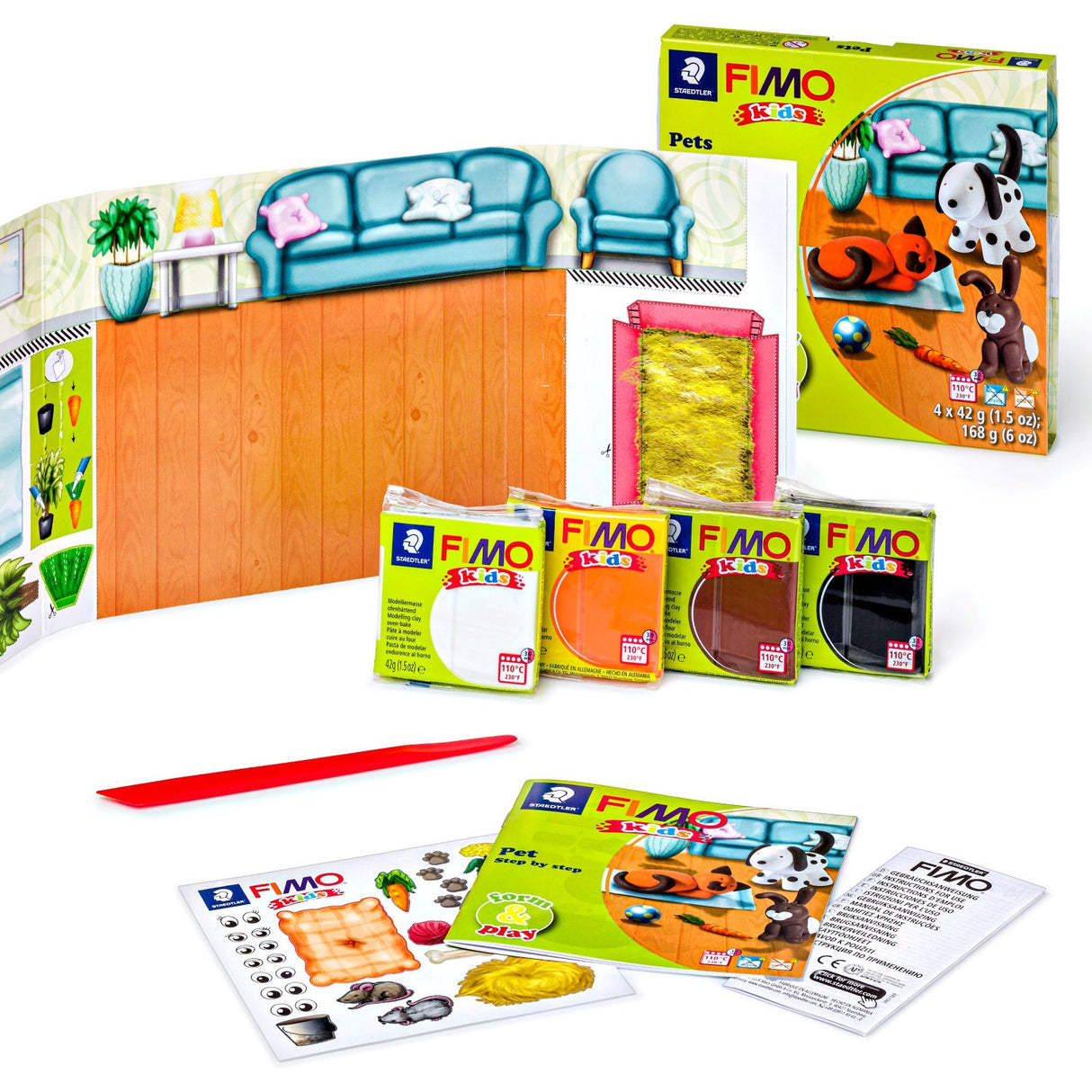 Staedtler Modellvoks Fimo Kids Pets