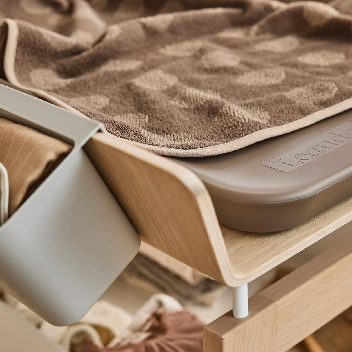 Leander Topper Til Puslepude Mocca