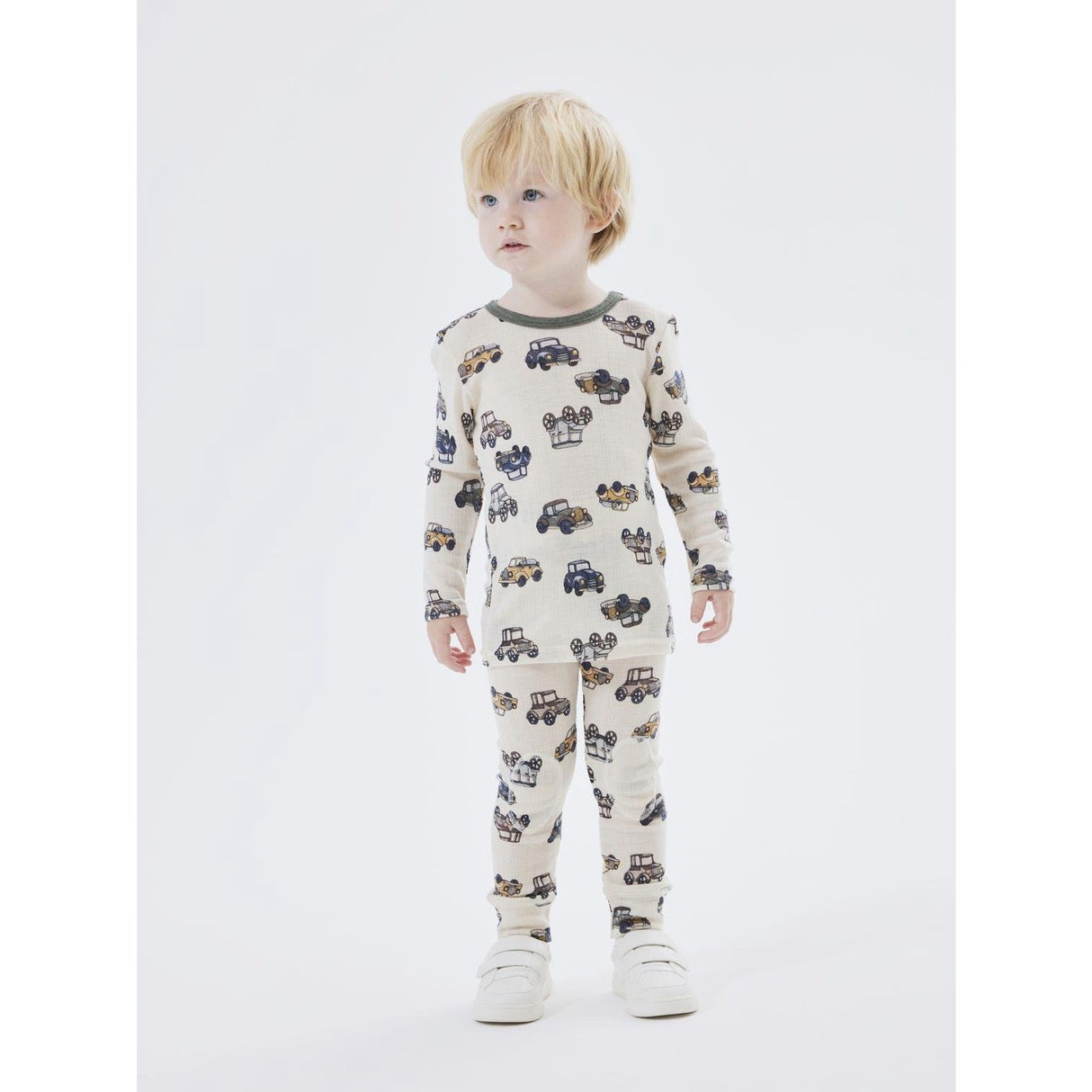 Name It Snow White Wang Ull Needle Bluse Noos