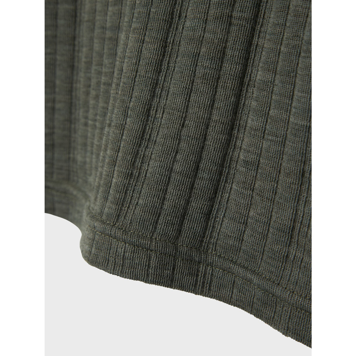 Name It Mulled Basil Wang Ull Needle Bluse Solid Noos