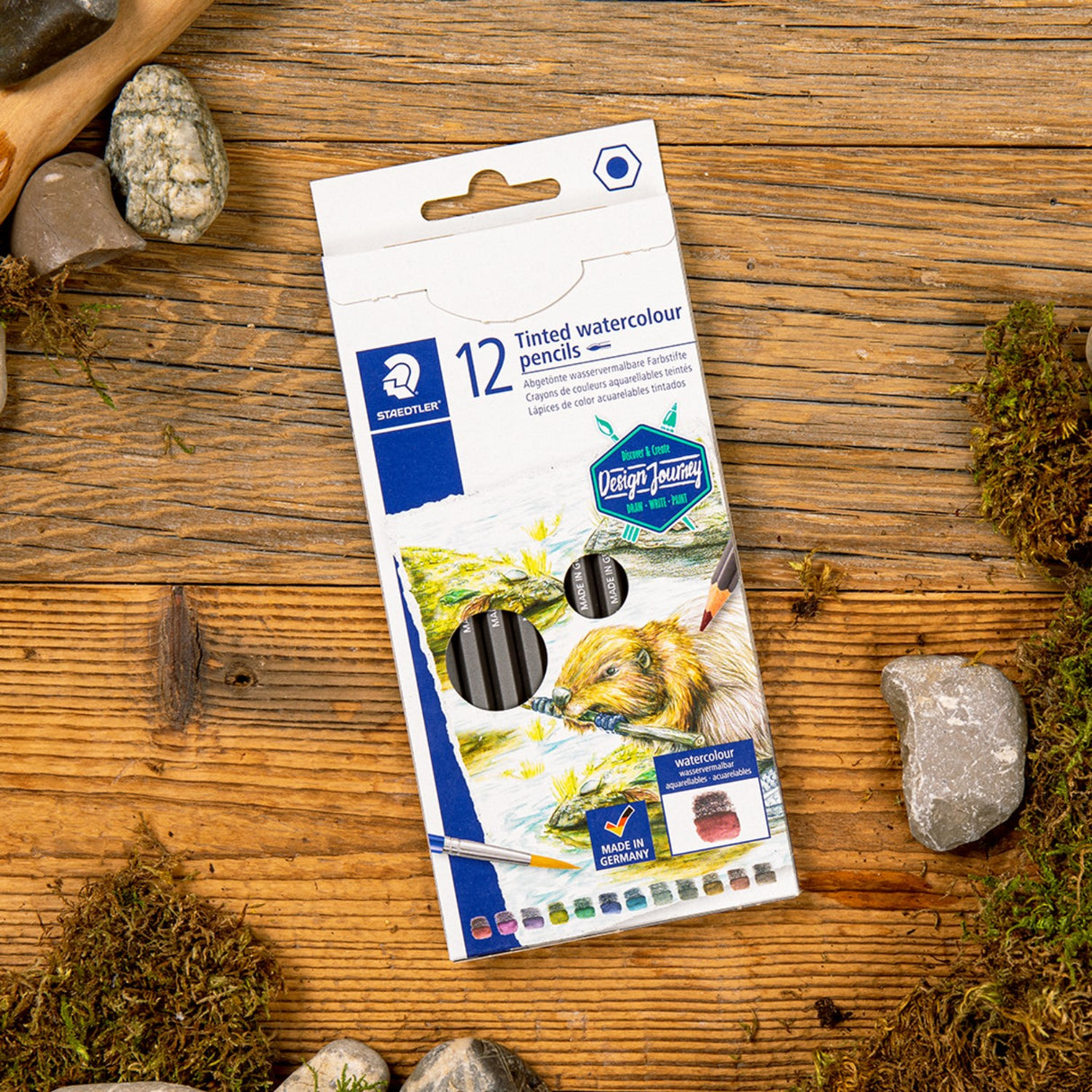 Staedtler fargestifter Pastel Line Hexagonal