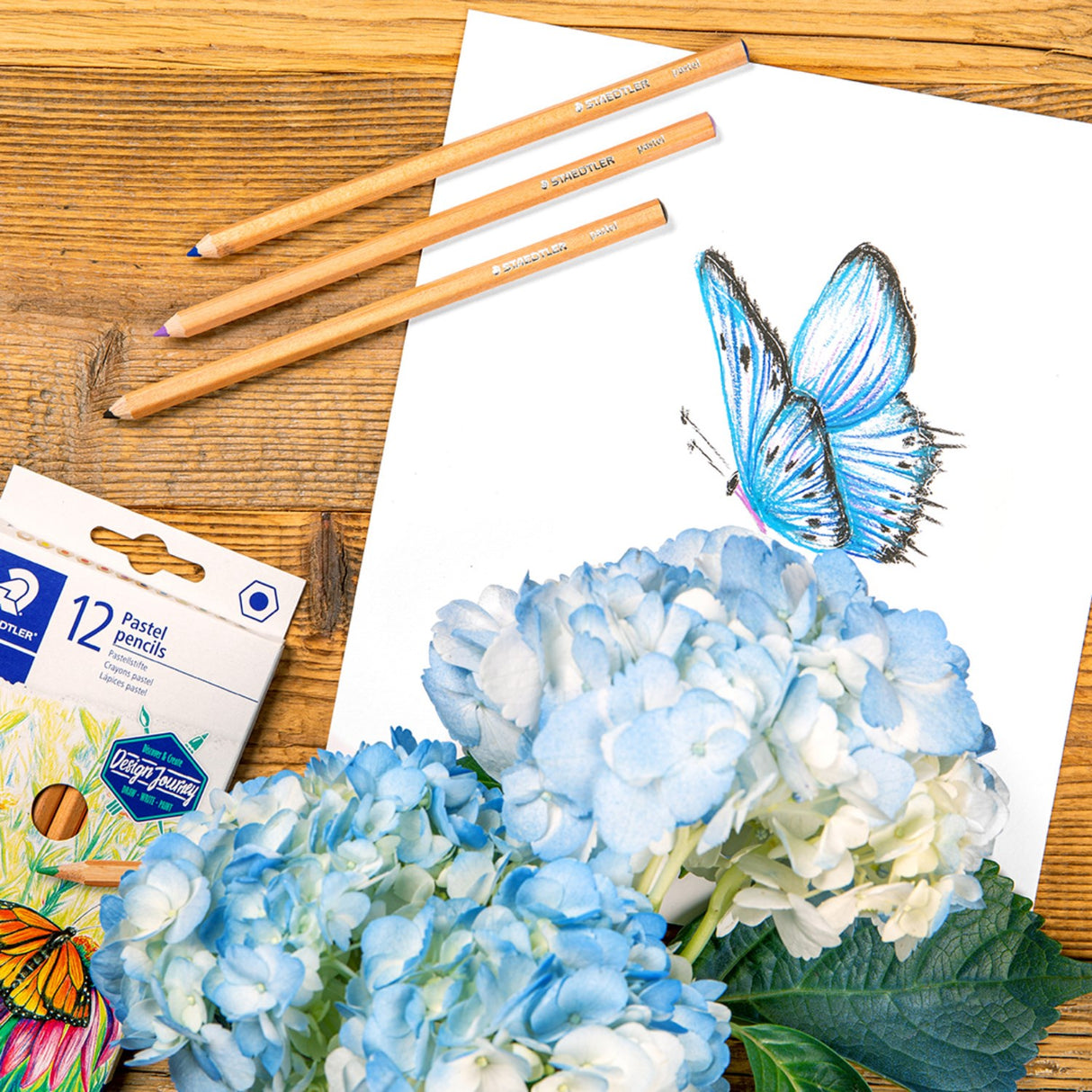 Staedtler fargestifter Pastel Line Hexagonal