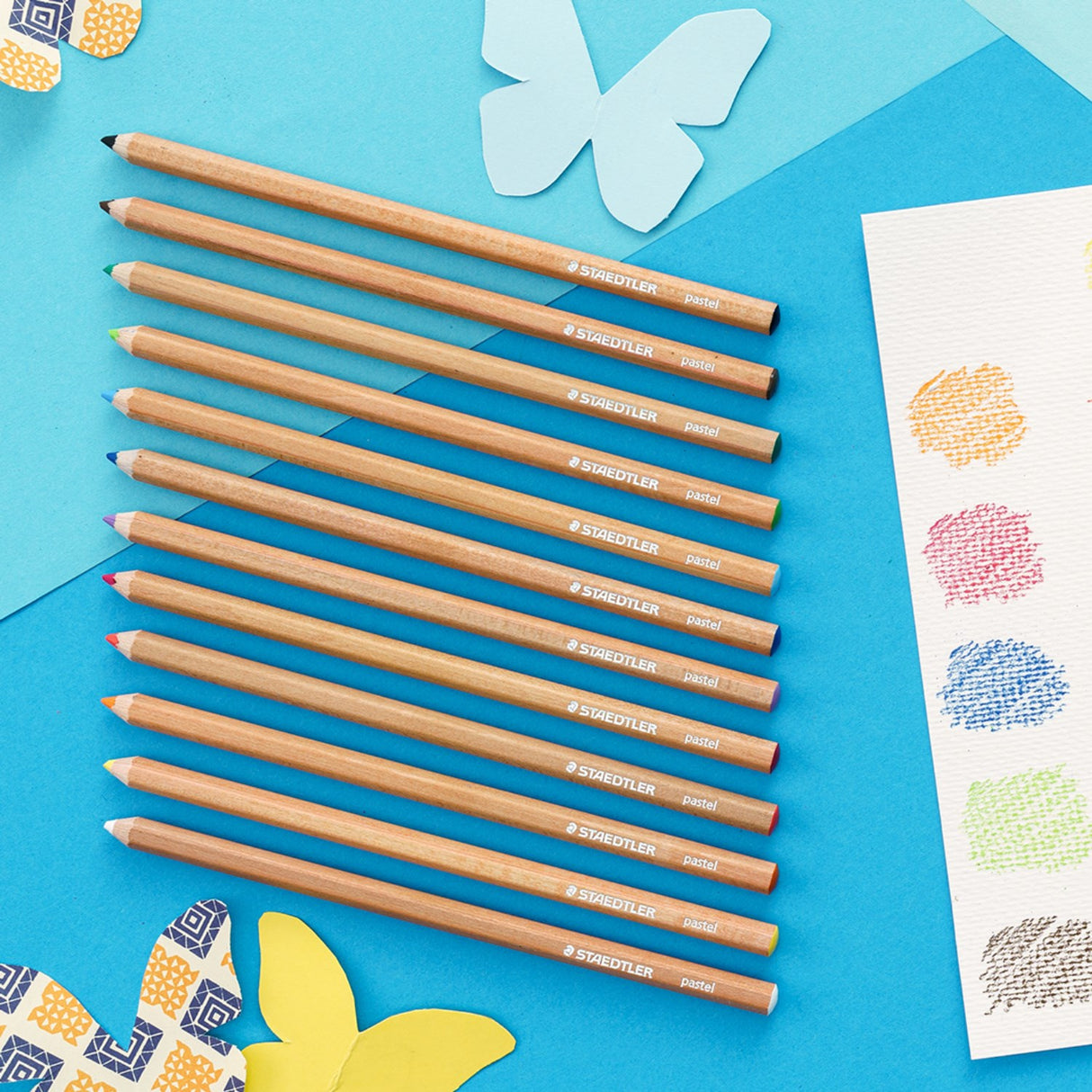 Staedtler fargestifter Pastel Line Hexagonal