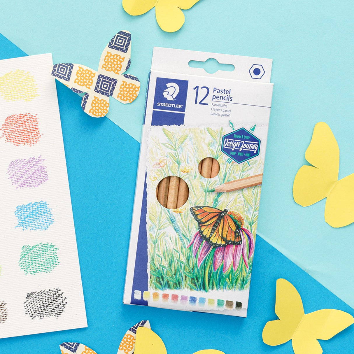 Staedtler fargestifter Pastel Line Hexagonal