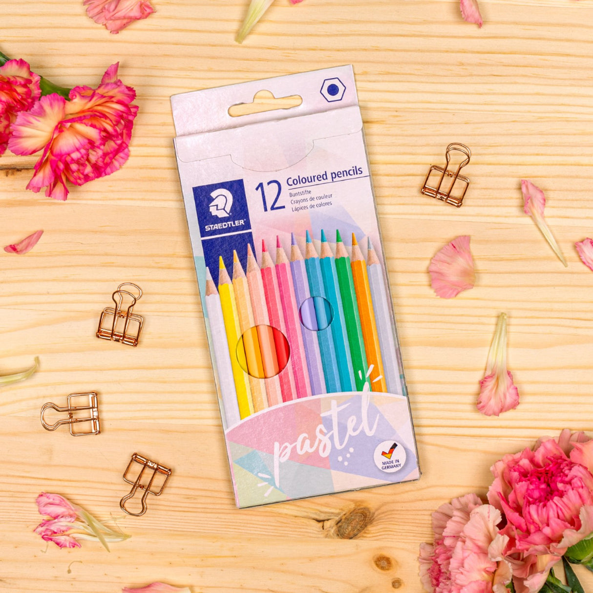 Staedtler fargestifter Pastel Line Hexagonal