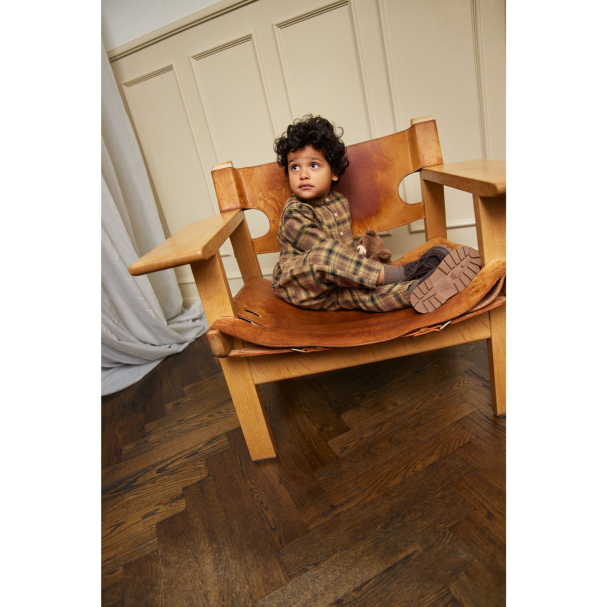 Molo Bronze Check Sois Bukser