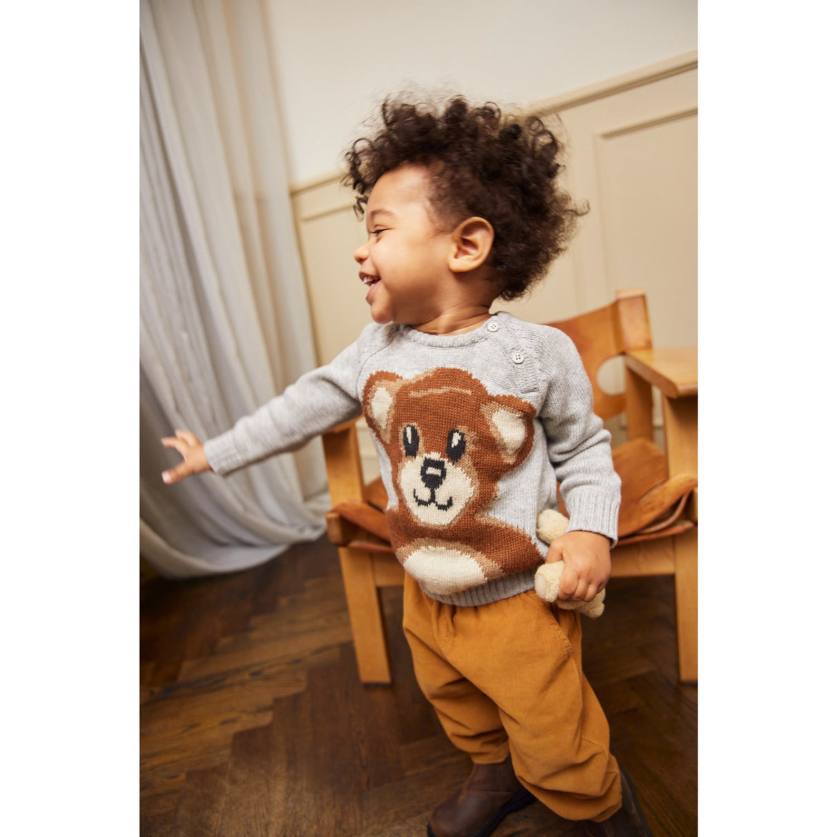 Molo Teddy Bear Knit Bless Collegegenser