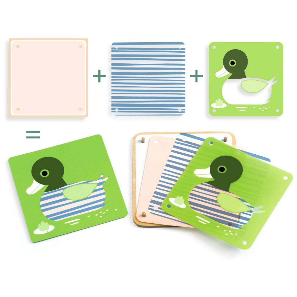 Djeco Eduludo Pedagogiske Spill, Animologix