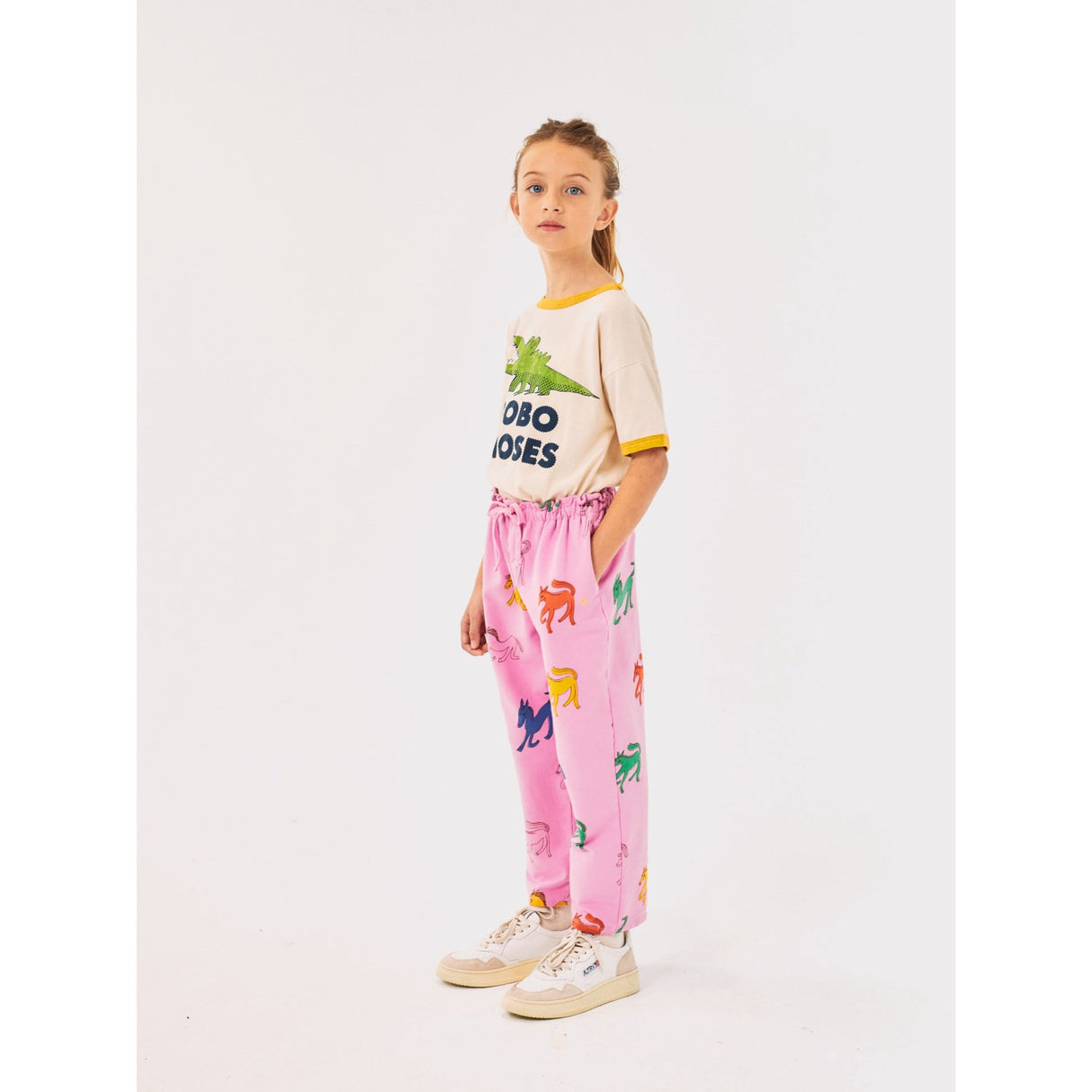 Bobo Choses White Talking Crocodile T-Shirt