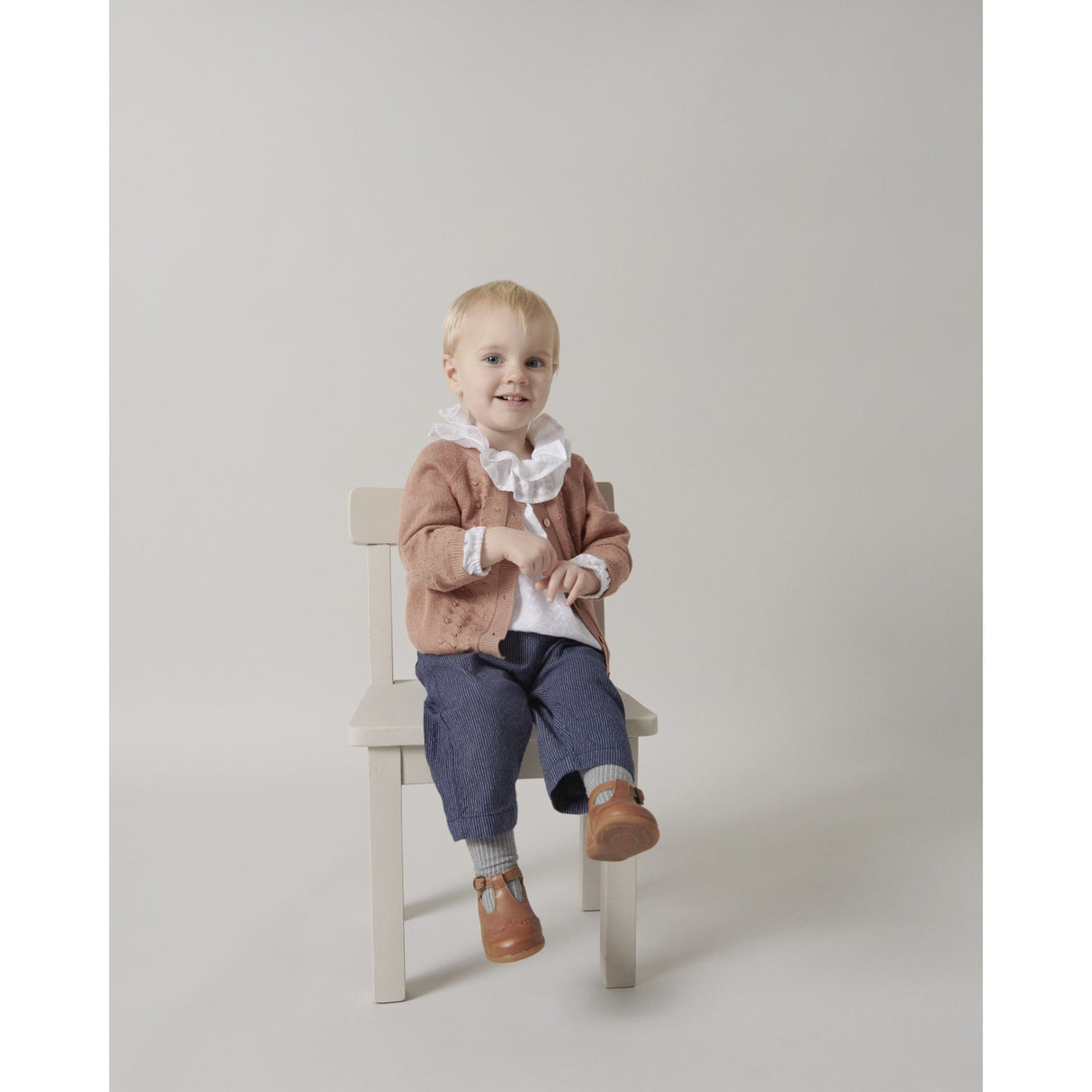 MarMar Modal Mix Rose Brown Totti Strikke Cardigan