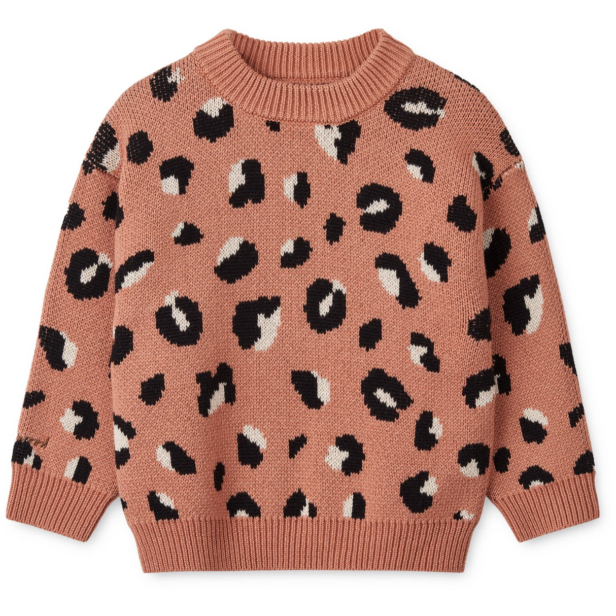 LIEWOOD Wild Leo / Tuscany Rose Orlane Intarsia Knit Jumper