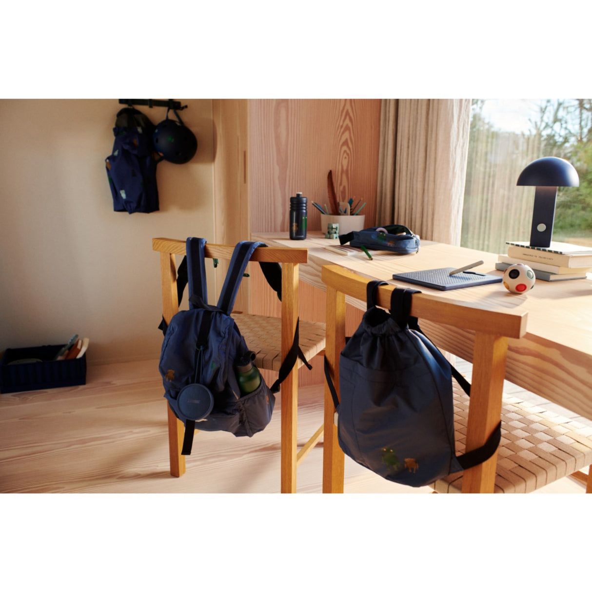 LIEWOOD Robots / Indigo Blue Christine School Ryggsekk