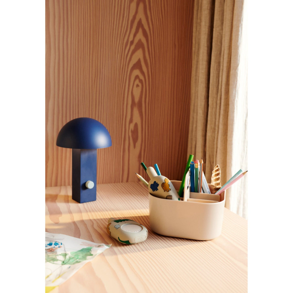 LIEWOOD Indigo Blue Hyppolite Portable Lamp