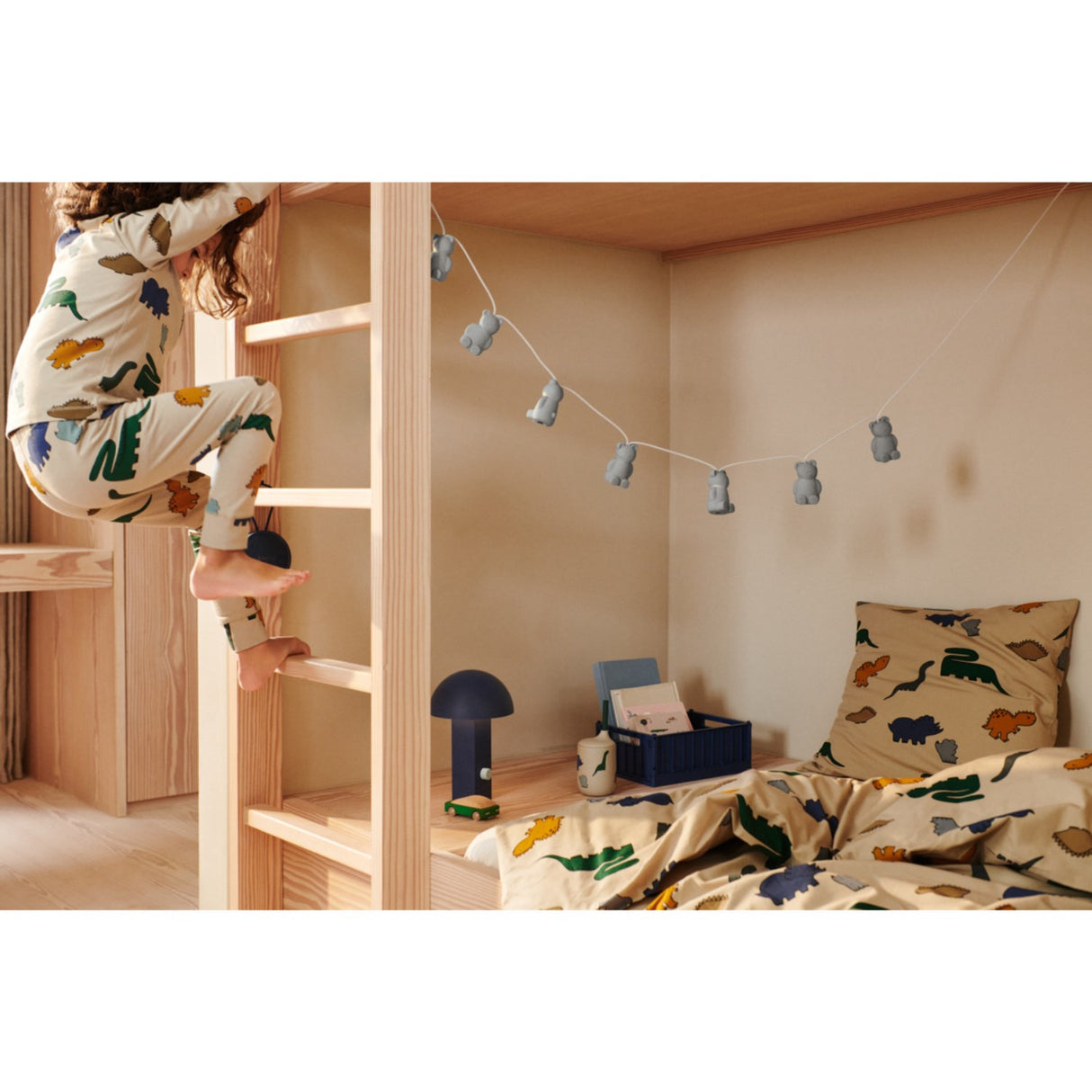 LIEWOOD Indigo Blue Hyppolite Portable Lamp