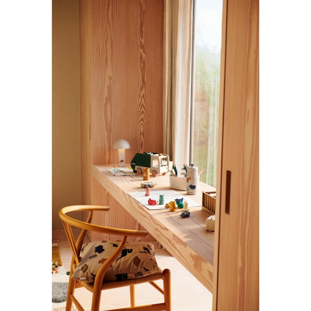 LIEWOOD Garden Green Multi Mix Irina Recycling Søppelbil