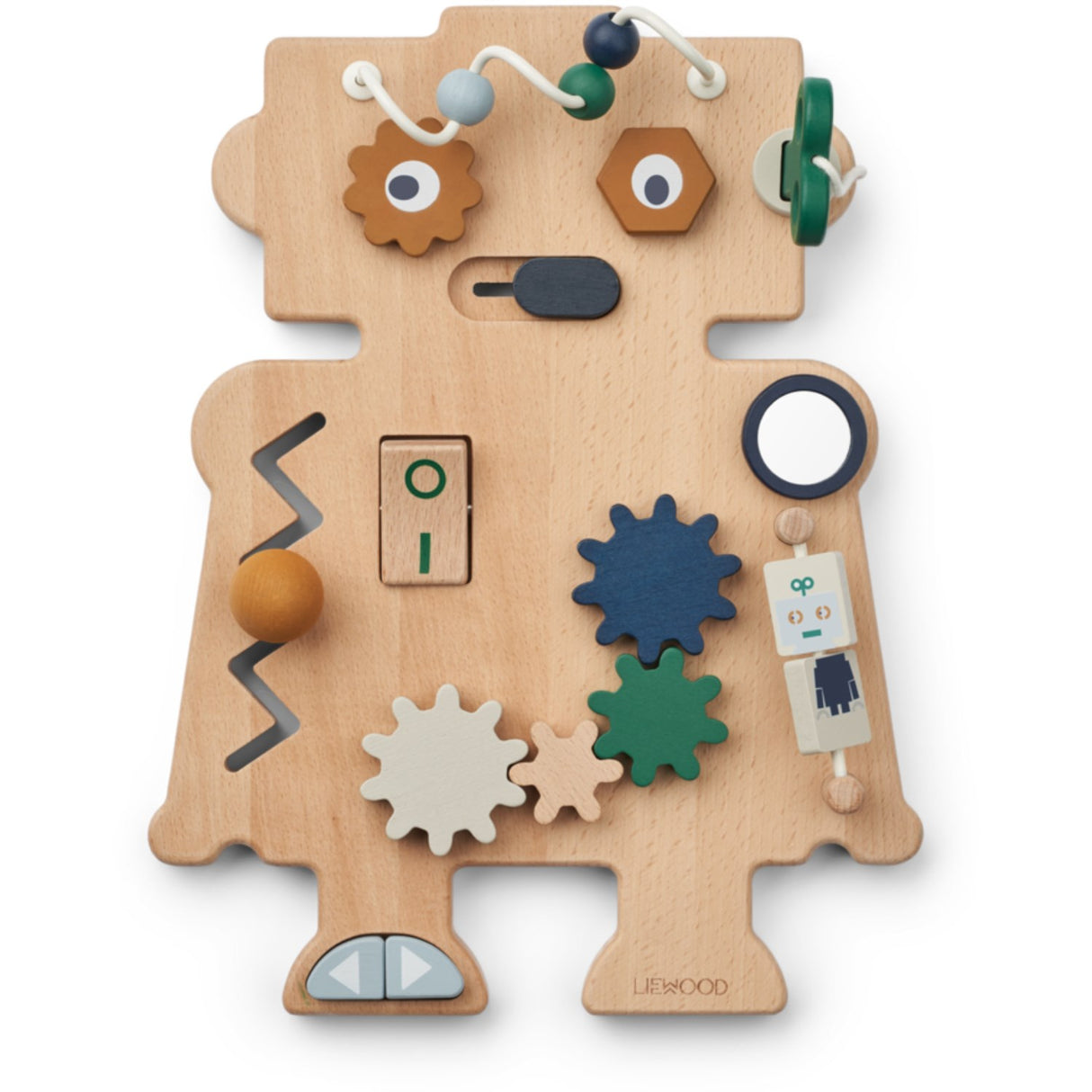 LIEWOOD Indigo Blue Multi Mix Carola Robot Aktivitetstavle