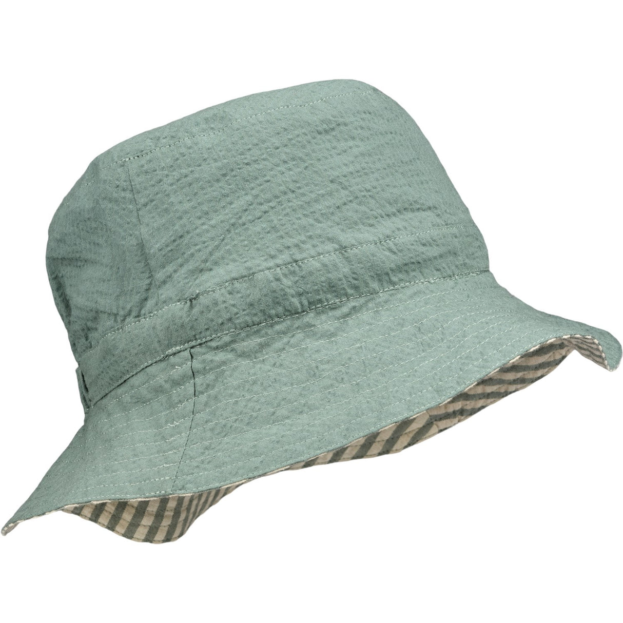 LIEWOOD Sander Solhatt Y/D Stripe Peppermint/Sandy