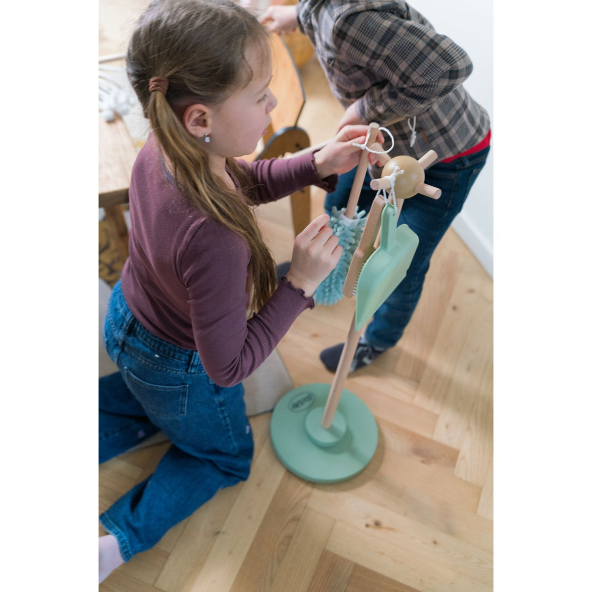 Dantoy Rengjøringssett Tre I Gaveeske 6 Dele