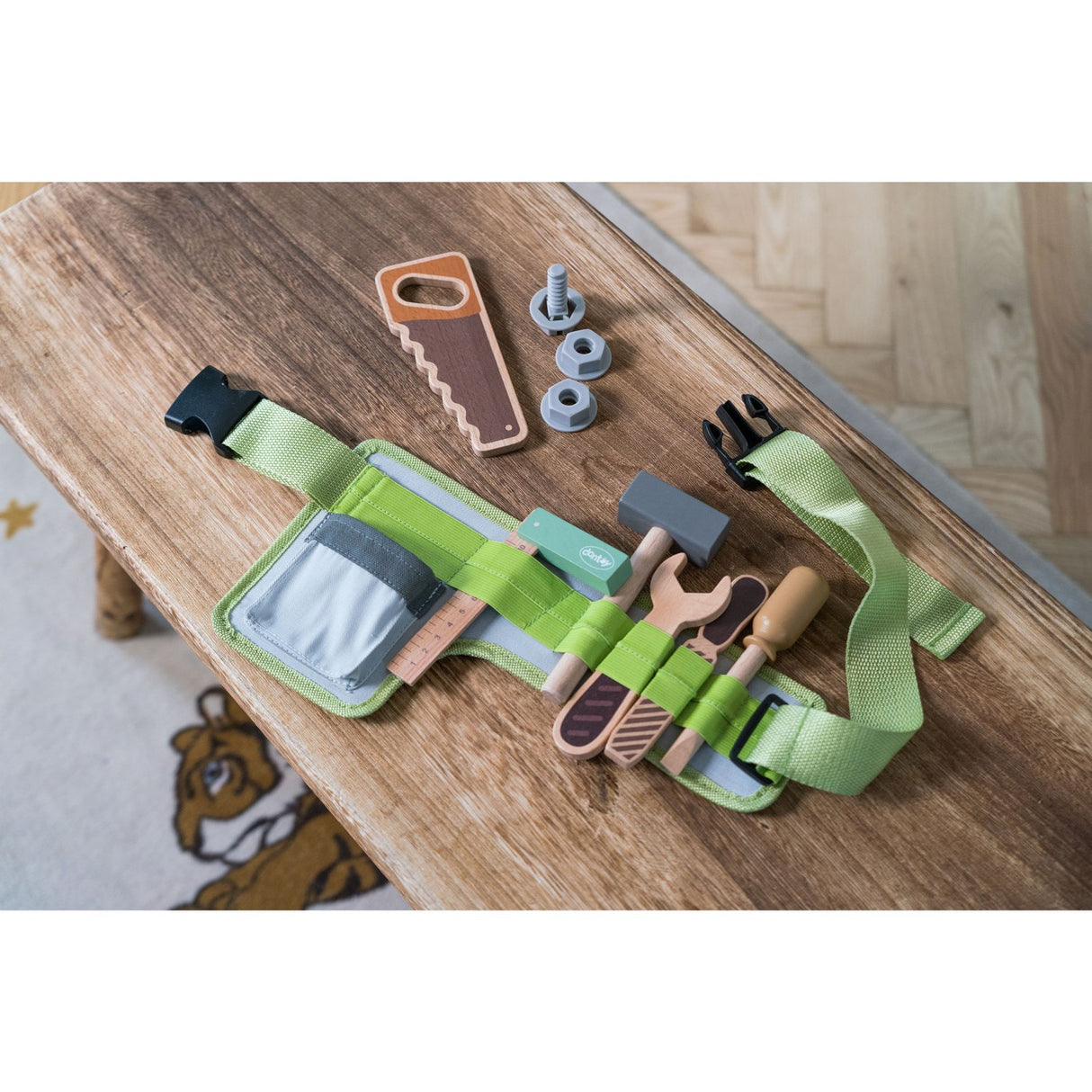 Dantoy verktøybelte tre i gaveesker 11 stk