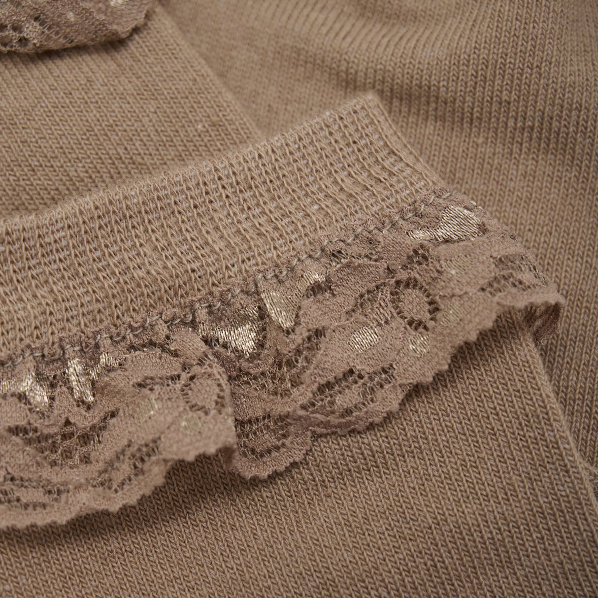 Minymo Amphora ankelstrømper Med Blonder