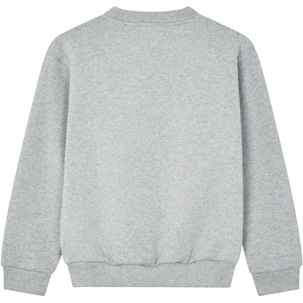 Mads Nørgaard Light Grey Melange Organic Sweat Sonar Collegegenser