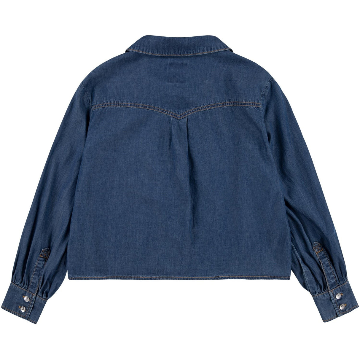 Levi's BLUE Western Peasant Denim Skjorte
