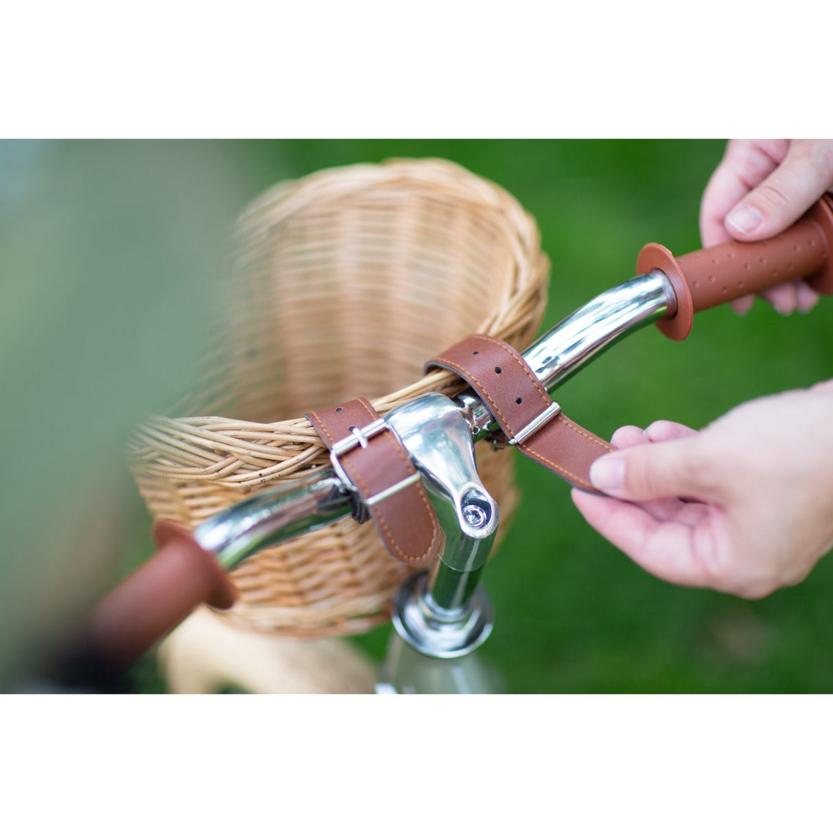 Trybike stålkurv for sykkel