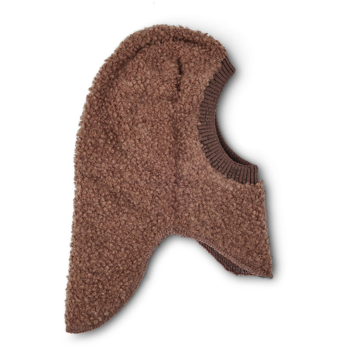 Smallstuff Rose Brown Balaclava Bouclé Merinoull