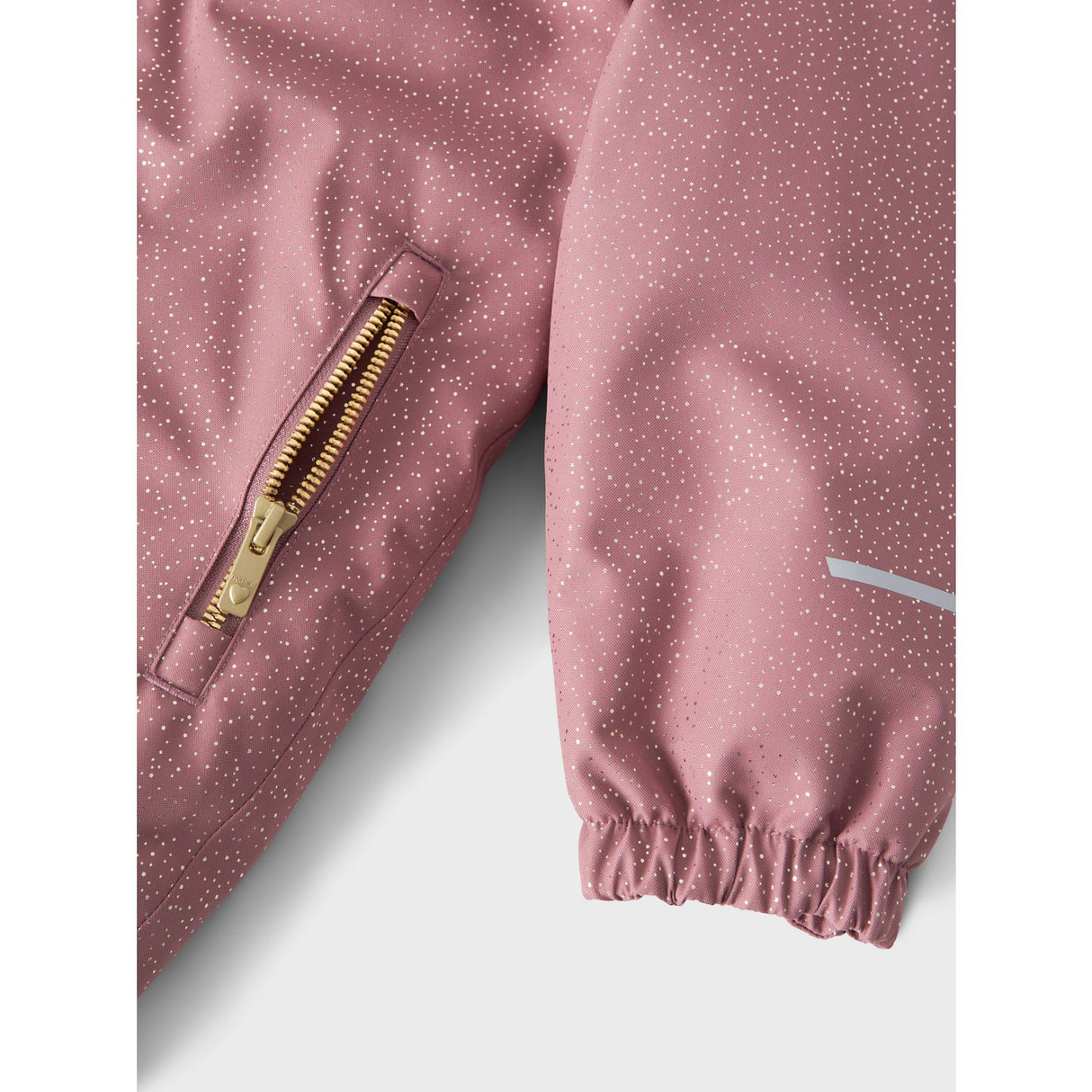 Name It Grape Shake Snow10 Snowdress Frill Glitter Fo