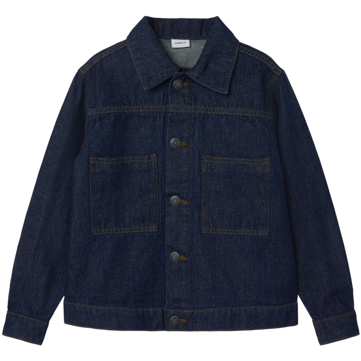 Name It Dark Blue Denim Unwashed Reese Denim Jakke